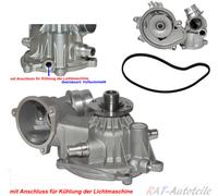 Pompa acqua con raffreddamento LA Alternatore BMW 5 E60 E61 6 E63 7 e65-e67 x 5