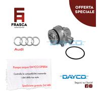 Pompa Acqua Dayco Audi A5 Cabriolet Sportback 8F7 F57 F5E 2.0 TDI 30 TDI 35 TDI