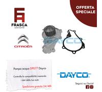 Pompa acqua DP077 DAYCO per MAZDA VOLVO MINI FORD FIAT DS TOYOTA OPEL SUZUKI