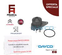 Pompa Acqua Dayco DP030 Citroen Berlingo 1.4 1.1 C2 C3 Nemo Furgonato Saxo Xsara