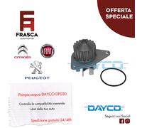Pompa Acqua Dayco DP030 Peugeot 307 Bipper 1.4 Partner Combispace 307 Break 1.1