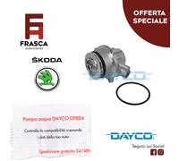 Pompa Acqua Dayco Volkswagen Caddy Alltrack IV Cassone MPV Space Wagon 2.0 TDI