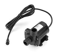 Pompa Acqua DC 12V 1500L/h, Micro Pompa Acqua Brushless per Acquario, Fontana e Giardino - Pompe Silenziose per Acquari Piccoli e Sistemi di Filtraggio Esterni