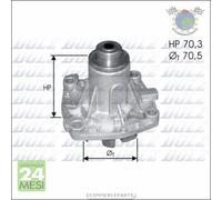 Pompa acqua Dolz per ALFA ROMEO 164 155 33 CHRYSLER VOYAGER II FORD SCORPIO #b9