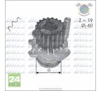 Pompa acqua Dolz per AUDI A2 SEAT IBIZA III AROSA SKODA FABIA VW POLO 9N_ 9A_ 9