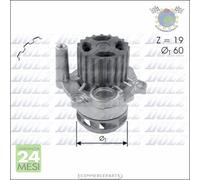 Pompa acqua Dolz per SEAT IBIZA III SKODA FABIA VW POLO 9N_ 9A_