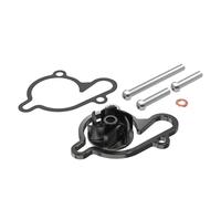 Pompa Acqua Gruppo Pompa Misura per Yamaha YZ85 2002-2018 Pompa dell'acqua di grandi dimensioni Ventola di raffreddamento Kit di protezione della copertura della pompa(A-black)