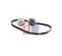 Pompa acqua kit cinghie dentate AKS DASIS 570306N per VW NEW BEETLE 2.0 (CW4W)
