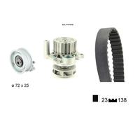 Pompa acqua kit cinghie dentate BOLK BOL-F1010028 per VW NEW BEETLE 2.0 (CW4W)