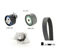 Pompa acqua kit cinghie dentate BOLK BOL-F1010045 per PEUGEOT 306 1.8 16V