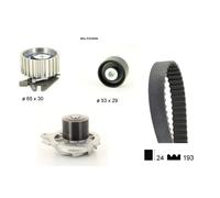 Pompa acqua kit cinghie dentate BOLK BOL-F1010056 per FIAT DOBLO 1.9 D