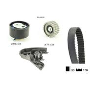 Pompa acqua kit cinghie dentate BOLK BOL-J040108 per FIAT DUCATO 2.3 D 130