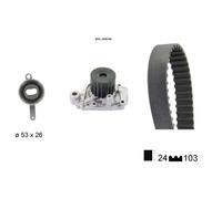 Pompa acqua kit cinghie dentate BOLK BOL-J040145 per HONDA CIVIC 1.4 i S (EJ9)