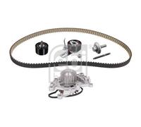 Pompa Acqua + Kit Cinghie Dentate Febi Bilstein 184832 per Citroën Fiat Ford DS