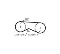 Gates Pompa acqua + kit cinghia distribuzione KP2TH15557XS-1 – 87 denti, 24 mm per Audi/Skoda/VW