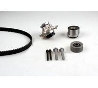 Pompa acqua kit cinghie dentate HEPU PK03630 per OPEL CORSA D (S07)
