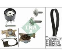 Pompa dell'acqua + kit cinghia di distribuzione INA 530 0197 32