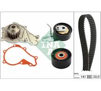 Pompa acqua kit cinghie dentate INA 1343mm - 530 0698 30 per PEUGEOT 308 1.6