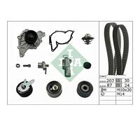 Pompa Acqua + Kit Cinghie Dentate Ina 530 0539 30 per Audi Seat Skoda VW