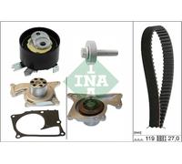 Pompa acqua kit cinghie dentate INA 530 0843 30 per NISSAN JUKE 1.5 dCi