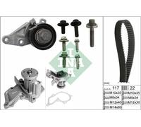 Pompa acqua + Kit cinghie dentate INA 530014030 compatibile con FORD MAZDA VOLVO