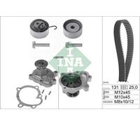 Pompa acqua + Kit cinghie dentate INA 530033830 compatibile con CHEVROLET OPEL V