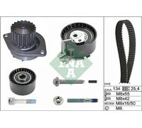 Pompa acqua + Kit cinghie dentate INA 530037930 compatibile con CITROËN CITROËN