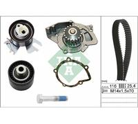 Pompa acqua + Kit cinghie dentate INA 530044930 compatibile con CITROËN FIAT FOR