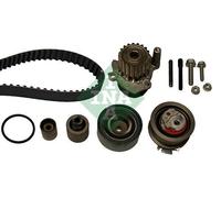 Pompa acqua + Kit cinghie dentate INA 530050330 compatibile con AUDI SEAT SKODA