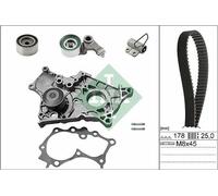 Pompa acqua + Kit cinghie dentate INA 530054330 compatibile con LEXUS TOYOTA