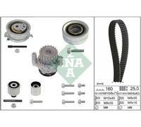 Pompa acqua + Kit cinghie dentate INA 530055032 per AUDI SEAT SKODA VW