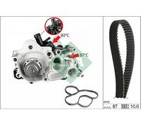 INA Pompa acqua + Kit cinghie dentate compatibile con AUDI SEAT SKODA VW