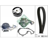 Pompa dell'acqua + kit cinghia di distribuzione INA 530 0142 30