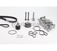 Pompa acqua + Kit cinghie dentate per AUDI SEAT SKODA VW A1 A1 City Carver A3 AR