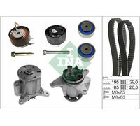 Pompa acqua + Kit cinghie dentate per FORD AUSTRALIA JAGUAR LAND ROVER DISCOVERY