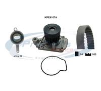 Pompa acqua kit cinghie dentate PROCODIS KPE9107A per HONDA CIVIC 1.4 i S (EJ9)