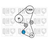 Pompa acqua kit cinghie dentate QUINTON HAZELL QBPK9370 per PEUGEOT 3008