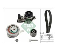 Pompa Acqua + Kit Cinghie Dentate Schaeffler Ina 530 0665 30 per Audi Seat Skoda