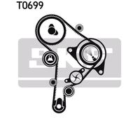 SKF Pompa acqua + kit cinghia di distribuzione VKMC 01251 per Audi Seat VW Skoda