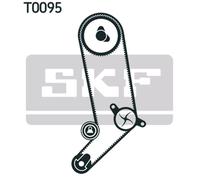 Pompa acqua kit cinghie dentate SKF VKMC 01265 per AUDI A6 2.5 TDI