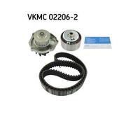 Pompa Acqua + Kit Cinghie Dentate Skf VKMC 02206-2 per Alfa Romeo Fiat Ford Opel