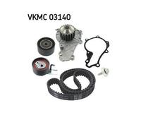 Pompa Acqua + Kit Cinghie Dentate Skf VKMC 03140 per Citroën Fiat Ford Mazda