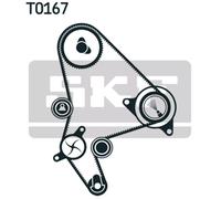 SKF Kit cinghia di distribuzione e pompa acqua VKMC 03264 per PEUGEOT/CITROEN/FIAT 406 2.2 2000-2004