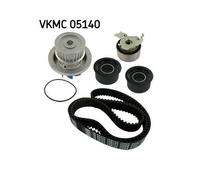 Pompa Acqua + Kit Cinghie Dentate Skf VKMC 05140 per Opel Vauxhall Chevrolet