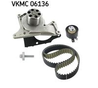 SKF VKMC 06136 Kit Tendicinghia con Pompa Acqua | Compatibile con: DACIA DOKKER Express Kasten/Großraumlimousine, DOKKER Großraumlimousine, DUSTER, DUSTER, DUSTER Kasten/SUV