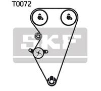 SKF Kit cinghia di distribuzione e pompa acqua VKMC 07310 Lamiera d'acciaio