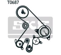 SKF Kit tendicinghia con pompa acqua VKMC 91303 per Toyota