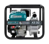 Pompa acqua Könner & Söhnen KS 50 Benzina 50 bar 30000 l/h robusta