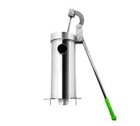 Pompa 'acqua manuale in acciaio inossidabile for uso domestico, pompa 'olio portatile, aspirazione a vibrazione, spessore 1,3 mm, sollevamento 10 m,Facile da usare