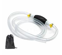 Pompa Acqua Manuale Pompa Travaso Gasolio con 2M Tubo Pompa Carburante Portatile per Travaso Gasolio Liquido Benzina, Borsa Portaoggetti Inclusa